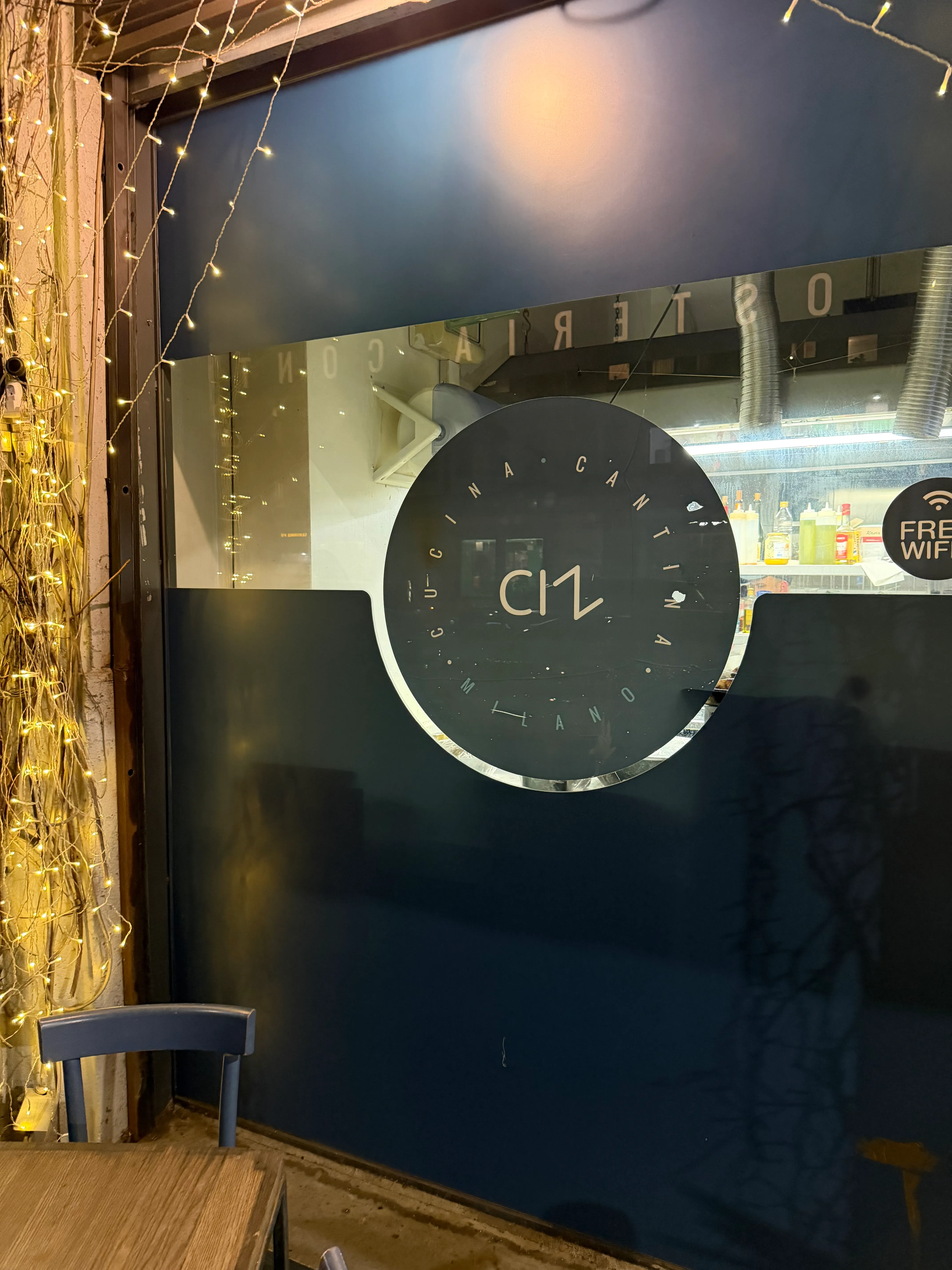 Ciz Osteria Contemporanea:  Cantina eccellente, servizio da rivedere